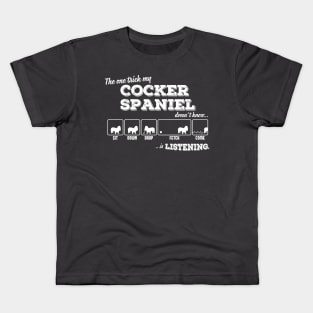 Cocker Spaniel Kids T-Shirt